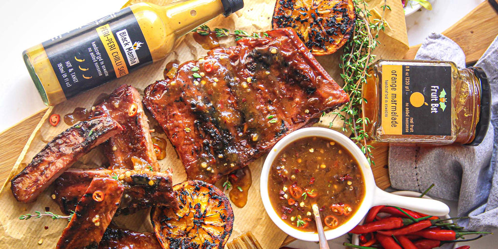 Orange Marmalade & Peri-Peri Braai Ribs