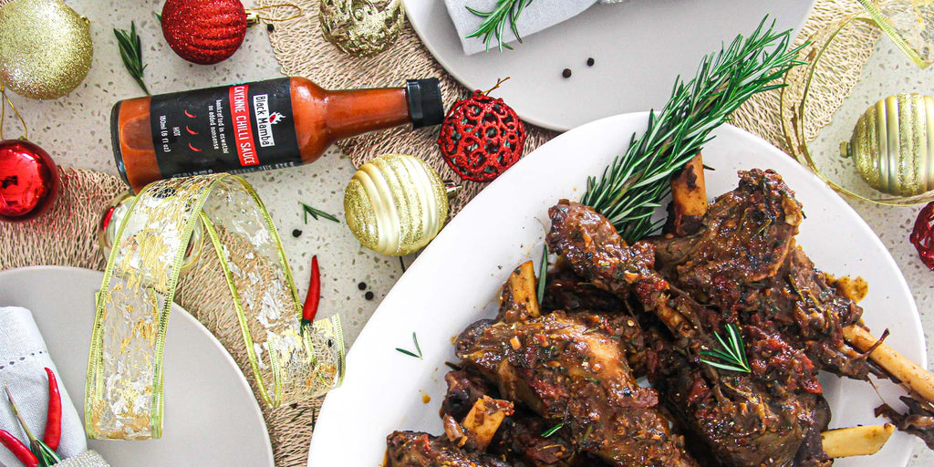 Cayenne Chilli Braised Lamb Shanks