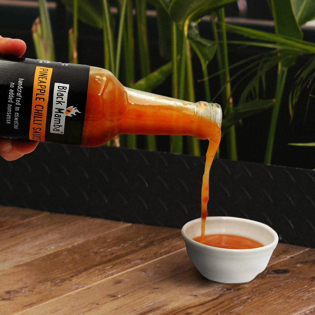 Pineapple Chilli Sauce (180ml) - Black Mamba Chilli